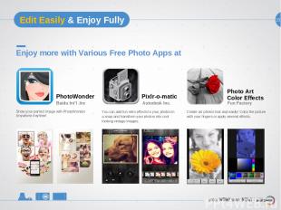 23 Edit Easily & Enjoy Fully Enjoy more with Various Free Photo Apps at Show you