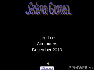 Leo Lee Computers December 2010 900igr.net