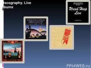 Discography. Live albums