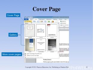 Cover Page Copyright © 2011 Pearson Education, Inc. Publishing as Prentice Hall.