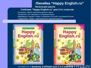 Начальная школа Учебники "Happy English.ru" для 2-4-х классов: готовятся к выпус