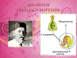 * Косогова Ю.И., учитель биологии ГБОУ СОШ №1130 Косогова Ю.И., учитель биологии