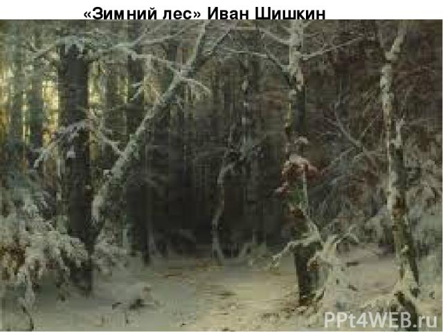 «Зимний лес» Иван Шишкин