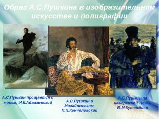 Образ А.С.Пушкина в изобразительном искусстве и полиграфии А.С.Пушкин прощается