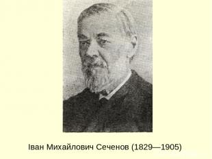 Іван Михайлович Сеченов (1829—1905)
