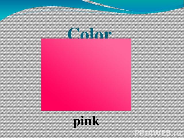 Color pink
