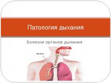 Патология дыхания