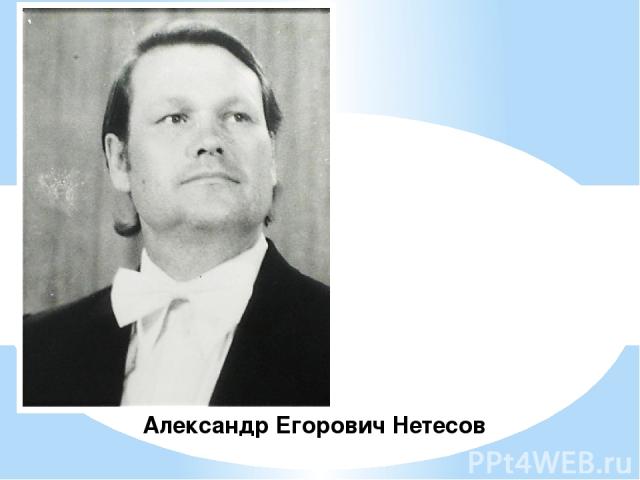 Александр Егорович Нетесов