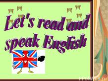 Let's read and speak English