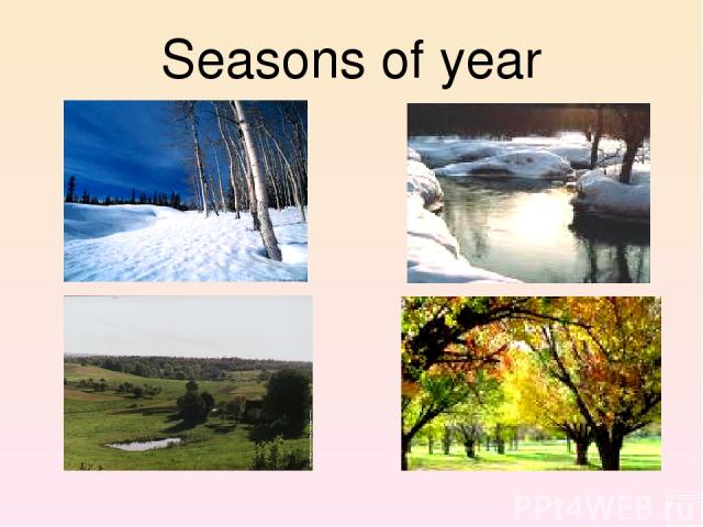 Seasons of year