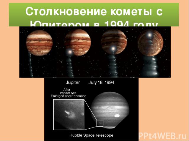 Столкновение кометы с Юпитером в 1994 году